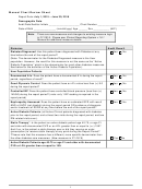 Manual Chart Review Sheet