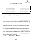 Chart Review Checklist Form