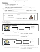 Command Forms Worksheet