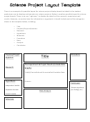 Science Project Layout Template