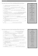 Phrasal Verb Forms Worksheet