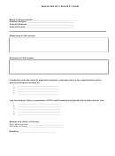 Media Project Request Form