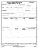 Sf-1190, 2006, Foreign Allowances Application, Grant And Report