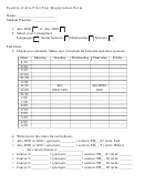 Fillable First Year Registration Form Printable pdf