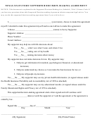 Texas Statutory Supported Decision-making Agreement Form
