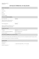 Nsw Ucpr Form 78 - Notice Of Removal Of Solicitor