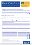 Group Claim Form Printable pdf