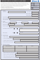 Motor Vehicle Accident Claim Form Printable pdf