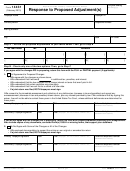 Fillable Form 14431, 2013, Response To Proposed Adjustment(S) - Printable pdf