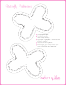 Butterfly Valentine Templates