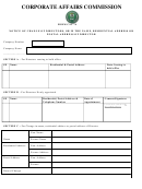 Form Cac 7a - Notice Of Change Of Directors, Or In The Name, Residential Address Or Postal Address Of Director
