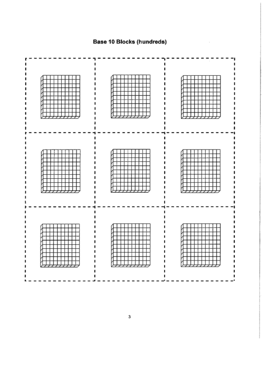 Top Base Ten Blocks Templates Free To Download In PDF Format
