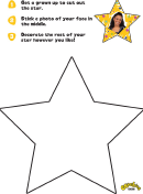 Star Template For Photo