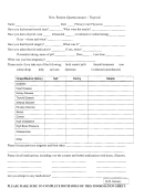 New Patient Questionnaire - Thyroid