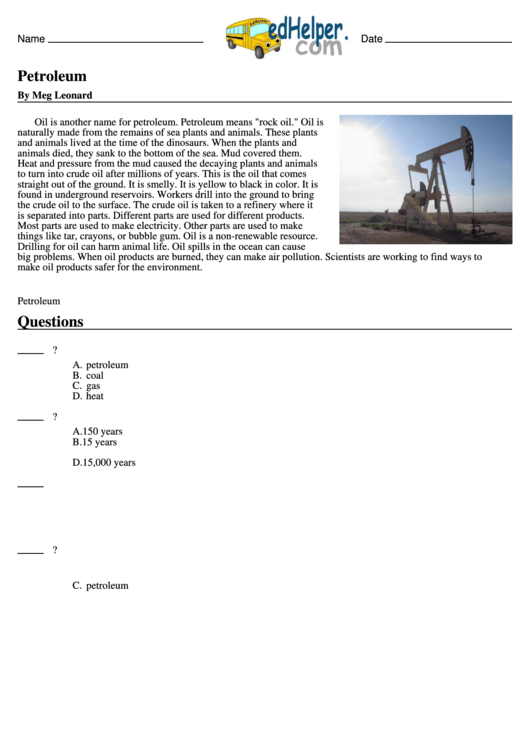 Petroleum By Meg Leonard - Gcm Library Printable pdf