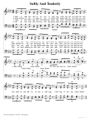 Softly And Tenderly (sheet Music)