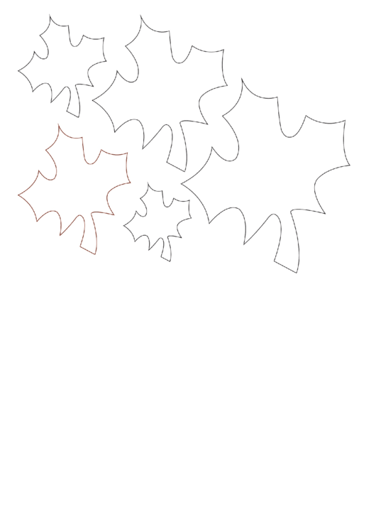 Maple Leaves Template