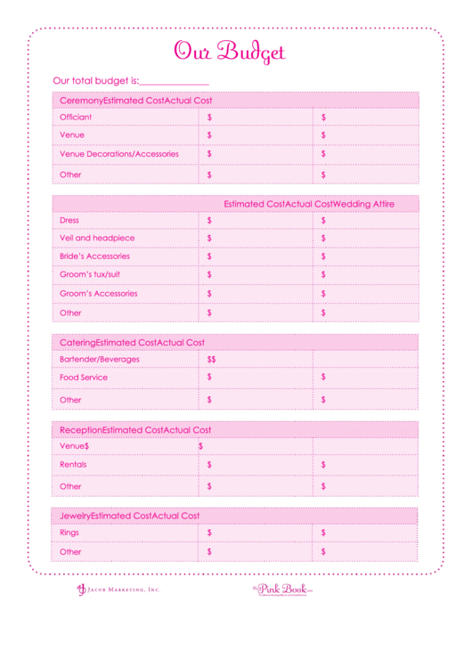 Top 14 Wedding Budget Spreadsheet Templates Free To Download In PDF Format