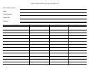 Job Conference Sign-in Sheet