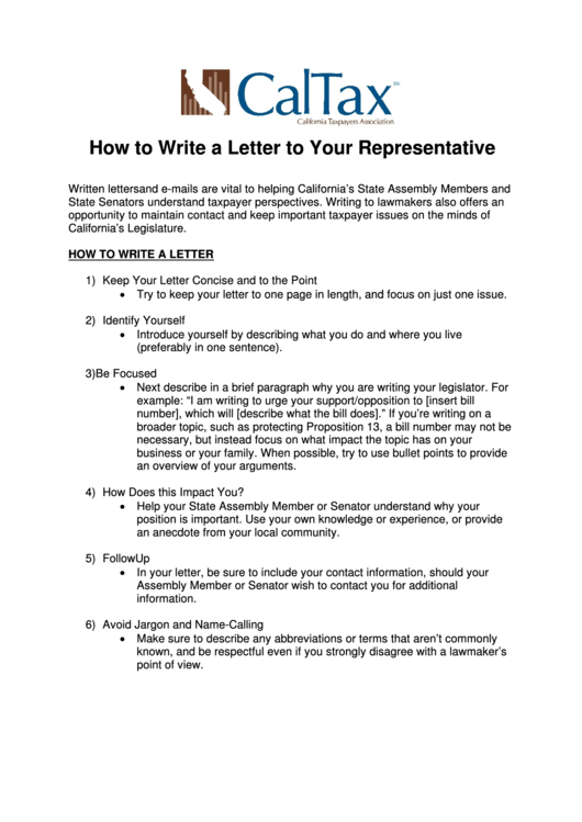 Sample Letter To Senator Template Printable pdf