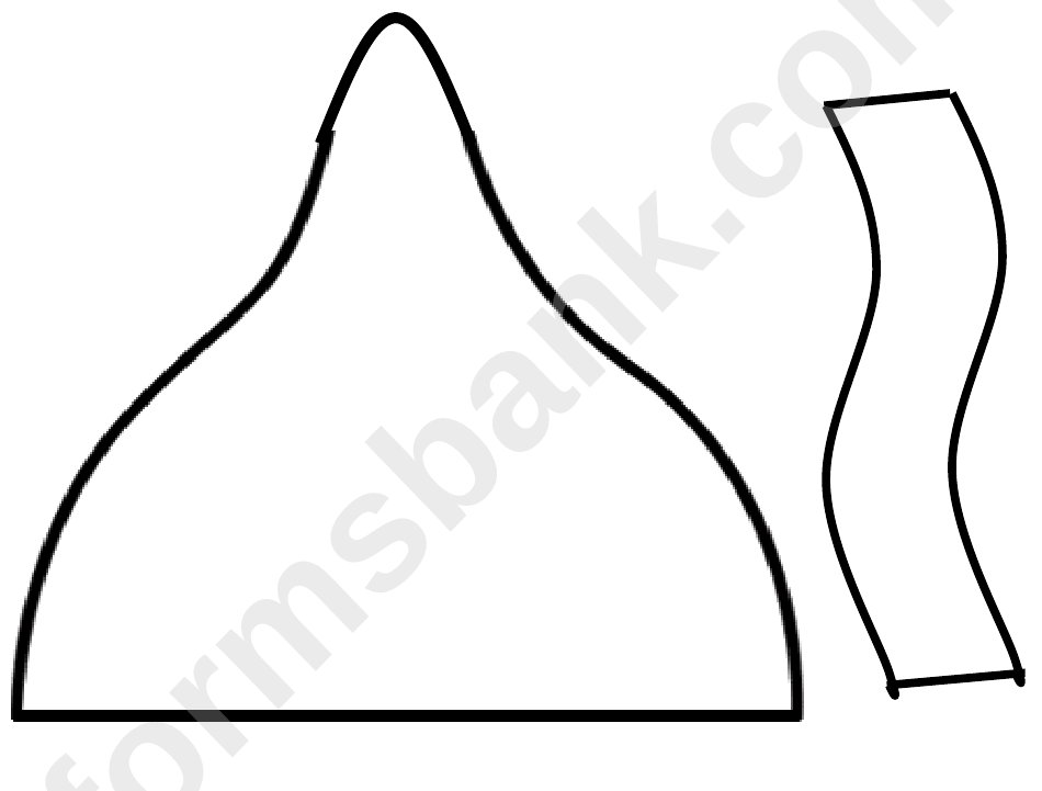 Hershey Kiss Template Printable Pdf Download