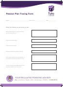 Pension Plan Tracing Form Printable pdf