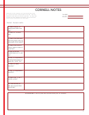 Cornell To Do List Template