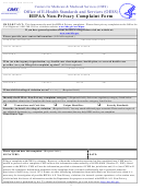 Hipaa Non-privacy Complaint Form