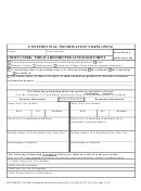 Confidential Information Form Printable pdf