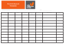 Fire Drill Record Template - Early Childhood Ireland