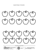 Apple Shapes Template