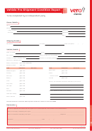 Vehicle Pre-shipment Condition Report Template