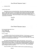 Good Moral Character Letter Template
