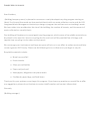 Sample Letter To Tenant Template