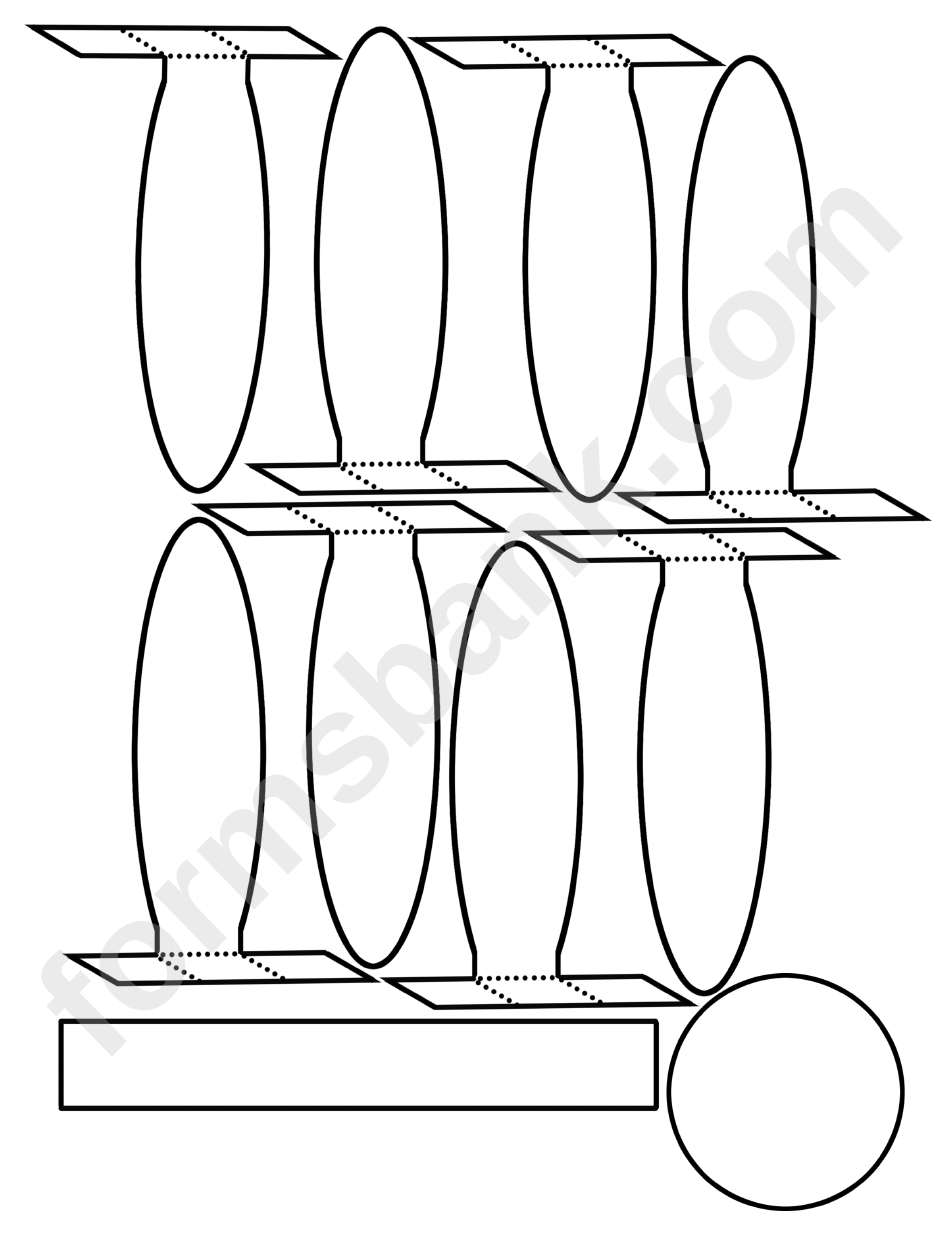 Bowling Pins And Ball Template