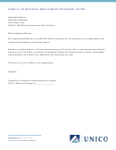 Sample Conditional Employment Withdraw Letter