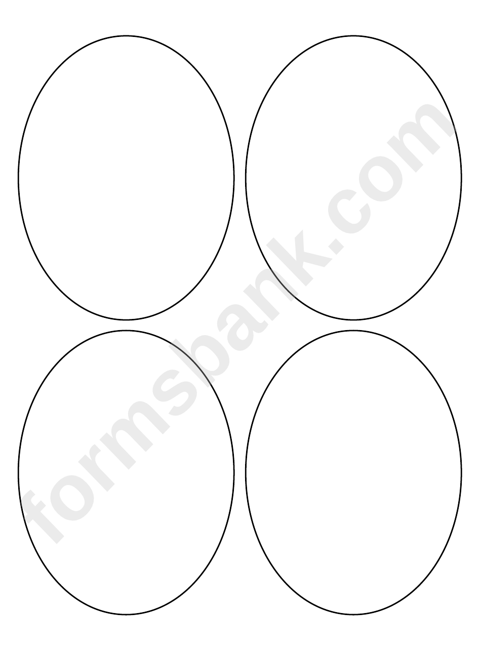 4 1/4 Oval Label Template printable pdf download