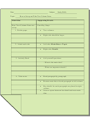 Two-column Notes Template (sample)