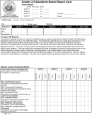 Grades 3-5 - Standards-based Report Card