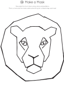 Lion Mask Template