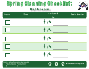 Spring Cleaning Checklist Template