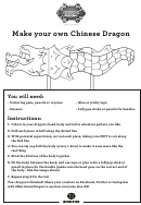 Make-your-own Chinese Dragon Template