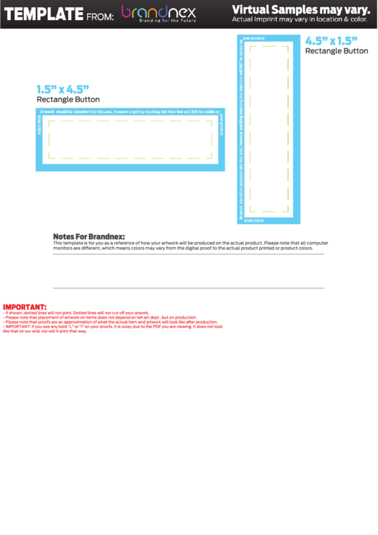 1.5 X 4.5 Rectangle Button Template Printable pdf