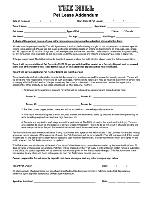 pet-lease-addendum-form-printable-pdf-download