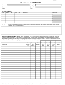 Site Survey Summary Form Printable pdf