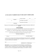 Income Statement - Court Of Common Pleas Of York County, Pennsylvania