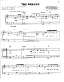 The Prayer (sheet Music) - From The Motion Picture 