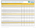 Home Maintenance Schedule & Checklist Template
