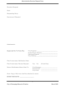 Administrative Revision Request Form - City Of Champaign