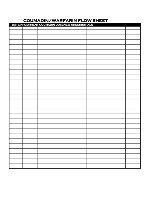 coumadin-warfarin-flow-sheet-printable-pdf-download